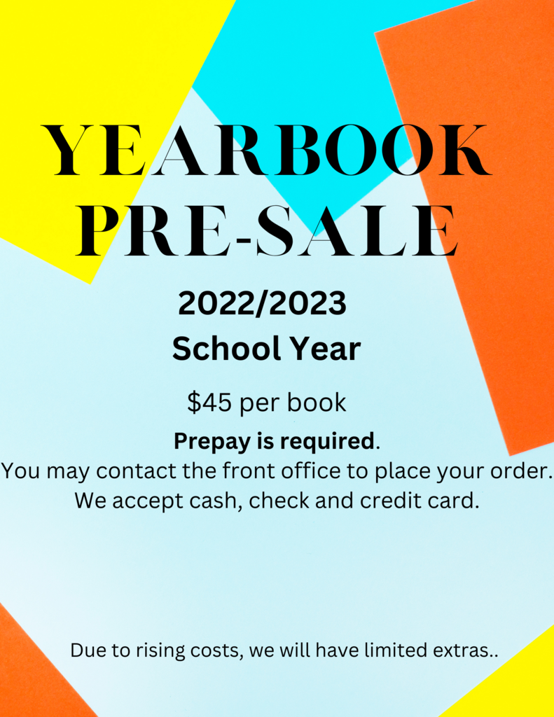 Yearbook Pre-sale
